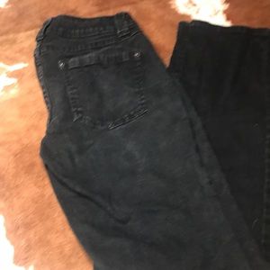 INC Denim- Size 2 skinny leg curvy fit black jeans! Great condition